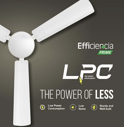 Havells 1200mm Efficiencia Prime BLDC Motor Ceiling Fan | 5 Star with Remote, 100% Copper | Upto 53% Energy Saving, High Air Delivery, 2 Year Warranty, Inverter Friendly, Timer | (Pack of 1, White) - Image 3